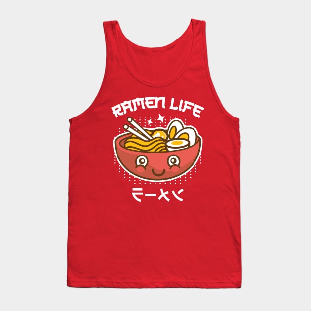 Ramen Life Tank Top by Emma Creation